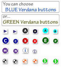 Modern English Buttons - Admin